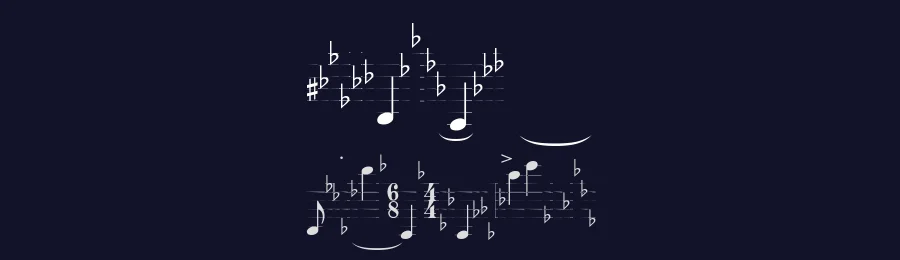 TypeMyMusic Notation by Christopher Cinq-Mars Jarvis & Jocelyn Kraus — Display Font — thumbnail 2