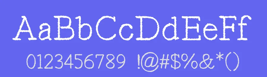 Typists Pseudonym — Display Font — thumbnail 3