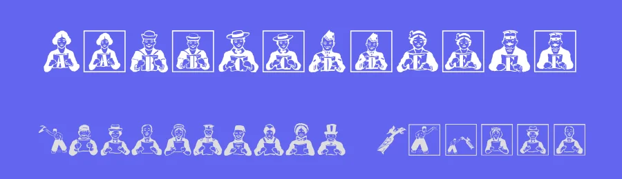 TypoAlphabetReaders — Display Font — thumbnail 3