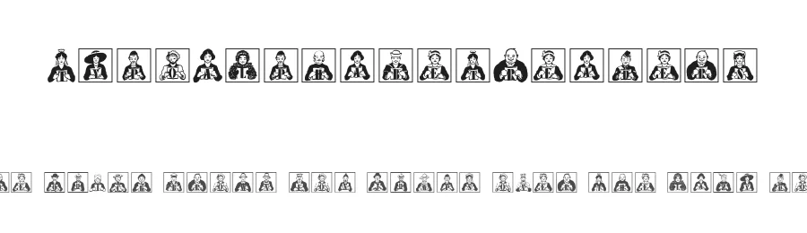 TypoAlphabetReaders — Display Font
