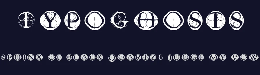 TypoGhosts — Display Font — thumbnail 2