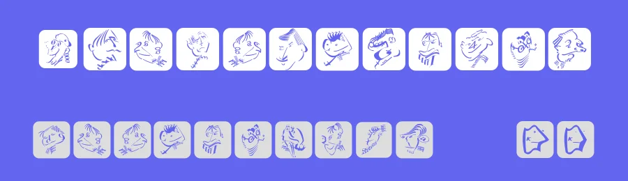 TypographicHeadPaintings — Display Font — thumbnail 3