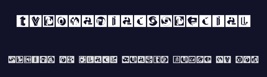 TypomaniacsSpecial — Display Font — thumbnail 2