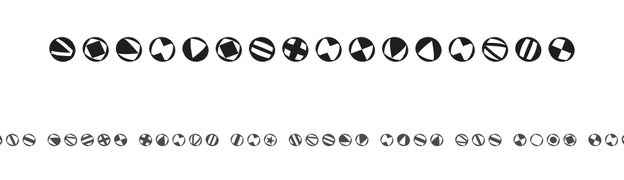 TypoSymbolsRound — Display Font