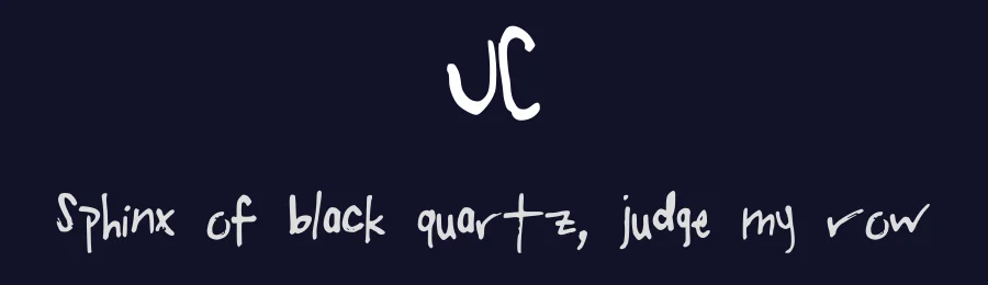 UC — Display Font — thumbnail 2
