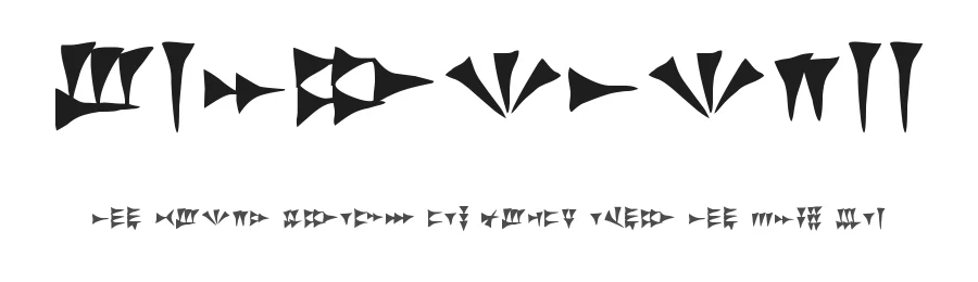 UgariticGG — Display Font