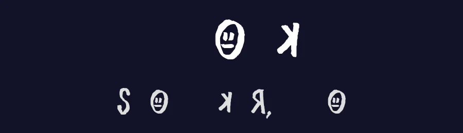 ugly boy aspek hndz — Display Font — thumbnail 2