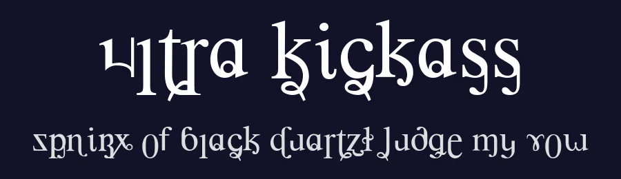Ultra Kickass — Display Font — thumbnail 2