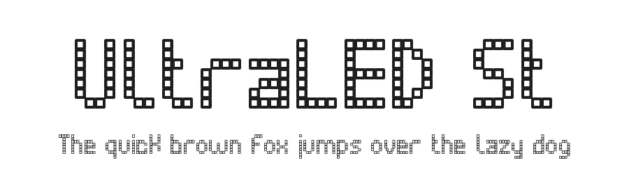 UltraLED St by This font is an original work of southype dot com — Display Font