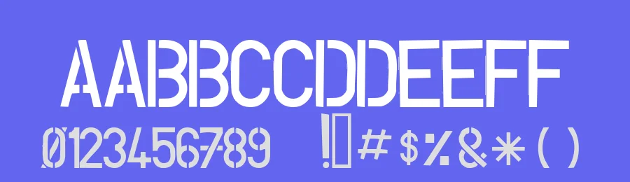 UNCONFORM Black — Display Font — thumbnail 3