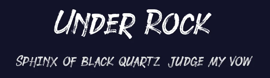 Under Rock by Nurf Designs - Nur Faidin, Banten - Indonesia — Display Font — thumbnail 2