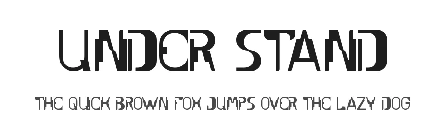 UNDER STAND by http://www.dafont.com/wino-s-kadir.d2209 — Display Font