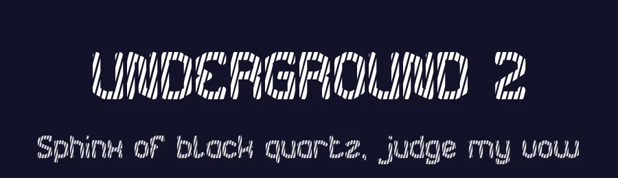 UNDERGROUND 2 by http://www.dafont.com/wino-s-kadir.d2209 — Display Font — thumbnail 2