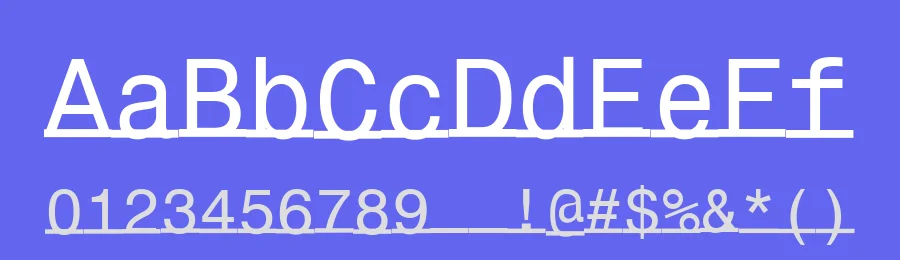 UnderlineMonospace — Display Font — thumbnail 3