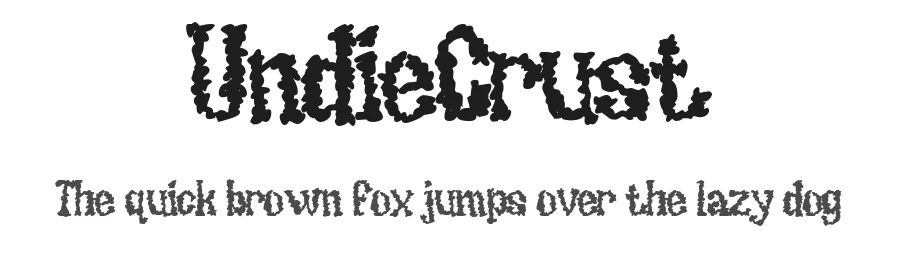 UndieCrust — Display Font