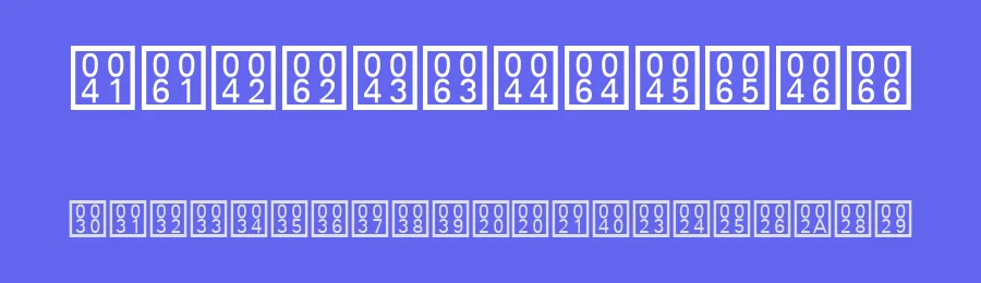 Unicode BMP Fallback SIL — Display Font — thumbnail 3