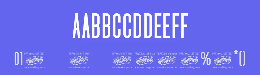 Uniser Bold1 by Almarkhatype 2020 - Abdul Malik -  Adriansyah — Display Font — thumbnail 3