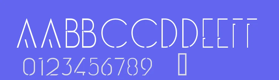 Universe1 by Vincent Labonne — Display Font — thumbnail 3