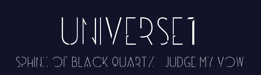 Universe1 by Vincent Labonne — Display Font — thumbnail 2