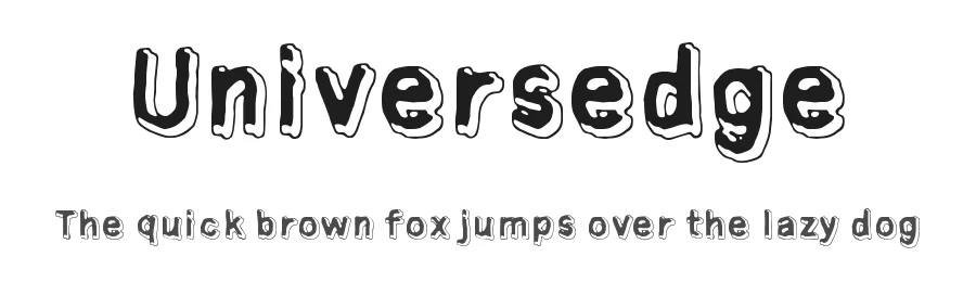 Universedge by junkohanhero — Display Font