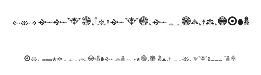 UnnamedOrnamentsSeriesTwo — Display Font