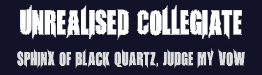 Unrealised Collegiate — Display Font — thumbnail 2