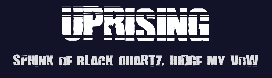 Uprising — Display Font — thumbnail 2
