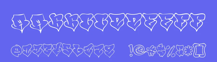 Urban Love Outline by Muhammad Panji, Ferbiya T, Farhan Ramadhan — Display Font — thumbnail 3