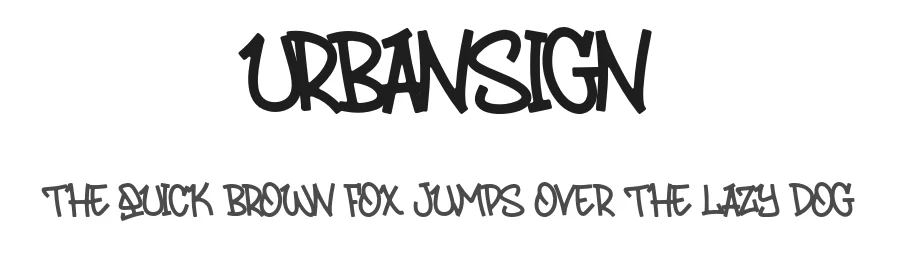 UrbanSign by Anggi Hermawan — Display Font