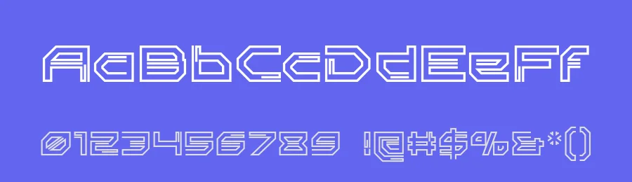 Used Servers Bold — Display Font — thumbnail 3