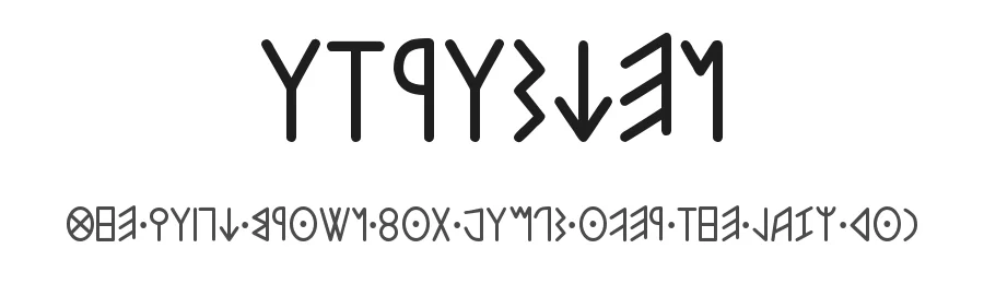 Utrusken — Display Font