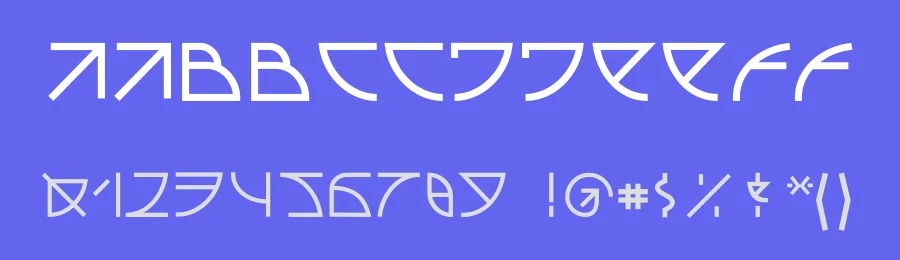 UUBAStraight — Display Font — thumbnail 3