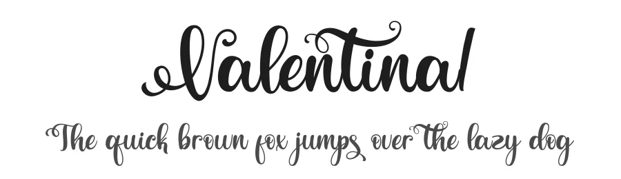 Valentina1 by Burhan Afif — Display Font