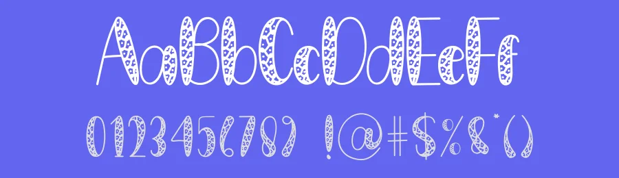 VALENTINE LOVE — Display Font — thumbnail 3