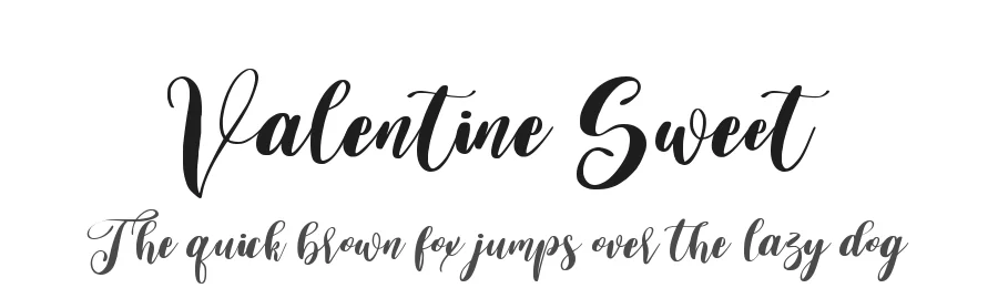 Valentine Sweet by Aldedesign x Noftanti 2021 (Alde Saputro) — Display Font
