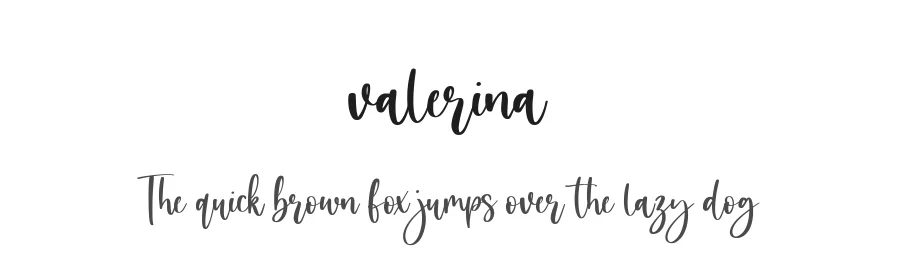valerina by Balpirick Studio — Display Font