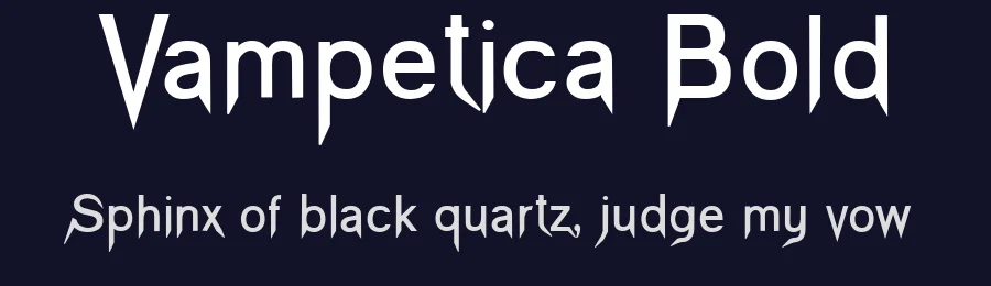 Vampetica Bold by Jambo! — Display Font — thumbnail 2