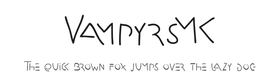 VampyrsMK — Display Font