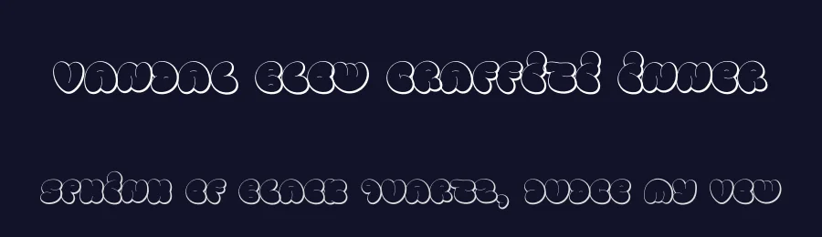 Vandal Blow Graffiti Inner by Panji Ramdhani — Display Font — thumbnail 2