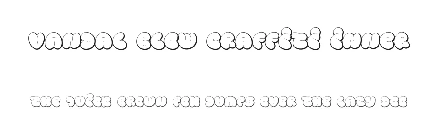 Vandal Blow Graffiti Inner by Panji Ramdhani — Display Font