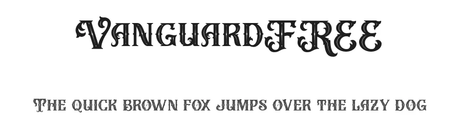 VanguardFREE by Vunira Design — Display Font