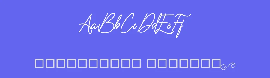 Vaniline1 — Display Font — thumbnail 3