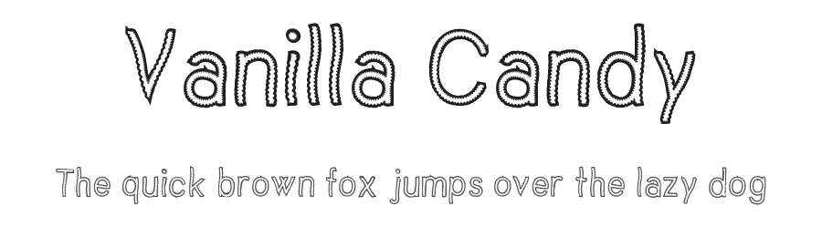 Vanilla Candy by Woodcutter Manero — Display Font