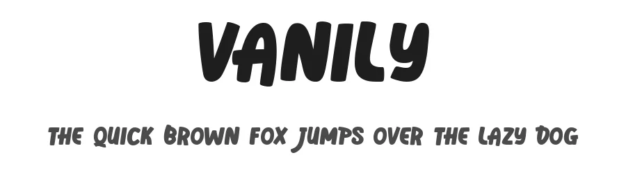 Vanily by Kurnia Setyadi — Display Font