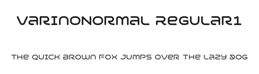 VarinoNormal Regular1 by Ahmad Ramzi Fahruddin — Display Font