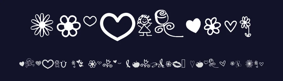 VBdingsTwo — Display Font — thumbnail 2