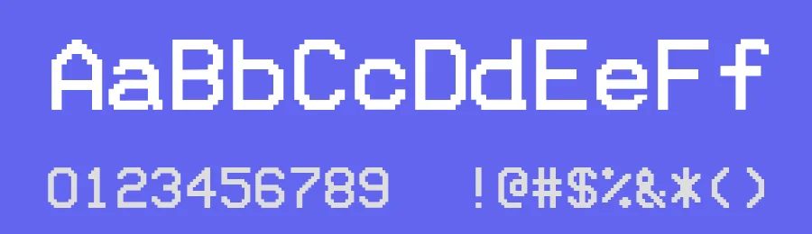VCR EAS — Display Font — thumbnail 3