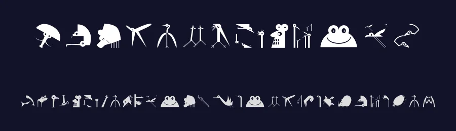 VectorAnimals — Display Font — thumbnail 2