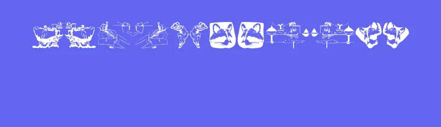 VectorDrawingsOne — Display Font — thumbnail 3