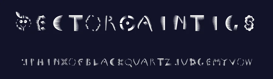 VectorPaintigs — Display Font — thumbnail 2